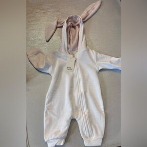 Kids Tales Taupe Bunny Ear One Piece NWT
